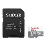 Cartão De Memória Sandisk Ultra Sd 64gb Cameras Ip E Tablets