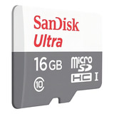 Cartão De Memória Sd Com Adaptador Sd 16gb Sandisk