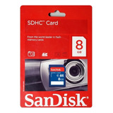 Cartão De Memória Sd Sdhc 8gb / Câmera Sony Dsc-h400