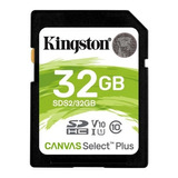 Cartão De Memória Sd/sds2 Kingston Canvas Select Plus 32gb