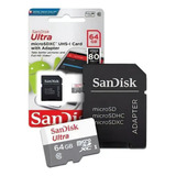 Cartão De Memória Ultra Sd 64gb P/câmeras Wi-fi
