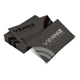 Cartão De Visita Color F/v C/ Verniz Localizado - 500un