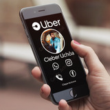 Cartão De Visita Digital Clicável Uber Com Foto Modelo1 