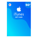 Cartão Itunes Apple Gift Card $50 Dólares Usa 