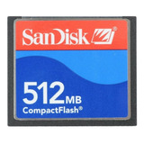 Cartão Memória Compact Flash Sandisk 512mb Cf Frete Barato