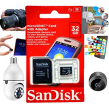 Cartao Memoria Full Hd Sandisk 64gb Com Adaptador