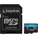 Cartão Memória Kingston Micro Sd Xc 64gb 170mb/s Canvas Plus