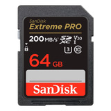 Cartão Memória Lacrado 64gb Sdxc Sandisk Extreme Pro 170mbs 