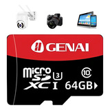 Cartão Memória Micro Sd Genai 64gb Original