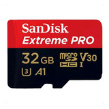 Cartão Memória Sandisk Extreme Pro Adap Sd 32gb 4k Uhd Full