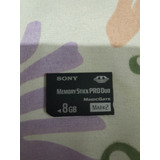 Cartão Memória Sony Memory Stick Pro Duo 8 Gb Psp Câmera Etc