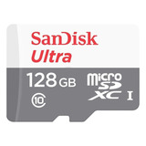 Cartão Micro Sd Sandisk Ultra 128gb A1 Speed 100 Mb/s
