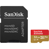 Cartão Micro Sdhc 32gb Sandisk Extreme 100mb/s 4k V30 U3 A1