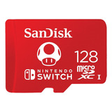 Cartão Microsdxc Uhs-i De 128 Gb Para Nintendo Switch