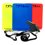 Cartão Para Juiz Arbitro Oficial Futsal +apito Profissional 