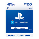 Cartão Playstation Br Brasil Psn R$100 Reais Plus Brasileiro