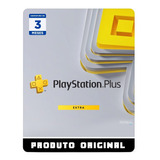 Cartão Playstation Plus Extra 3 Meses Brasil - Envio Flash