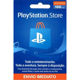Cartão Playstation Psn Plus Brasileira R$ 100,00