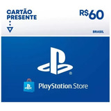 Cartão Playstation Store (psn) - Brasileira R$ 60,00
