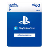 Cartão Playstation Store (psn) - Brasileira R$ 60,00