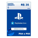 Cartão Playstation Store 35 Reais - Envio Imediato Psn Store