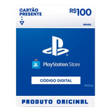 Cartão Presente Playstation Sony 100 Reais Brasil