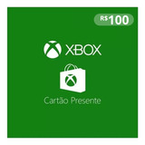 Cartão Presente Xbox R$100 Reais Br Gift Card Digital