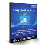 Cartão Psn $10 Dolares Playstation Network - Ps3 Ps4 Psvita