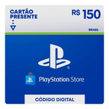 Cartao Psn Gift Card Ps4 Ps5 Playstation Ps R$ 150 Reais