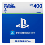 Cartao Psn Gift Card Ps4 Ps5 Playstation Ps R$ 400 Reais
