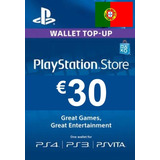 Cartão Psn Portugal 30 Euros - Entrega Digital Imediata