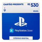 Cartão Psn R$ 530 Reais Playstation Network Brasil Ps4 Ps5