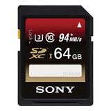 Cartão Sdxc Sony 64gb 94mb/s Classe 10 Uhs-1 U3