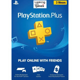 Cartão Sony Psn Playstation Plus 3 Meses Brasil Digital
