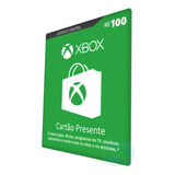 Cartão Xbox Live Store Br Gift Card 100 Reais Envio Na Hora