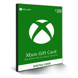Cartão Xbox Live Usa U$ 20 Dólares Gift Card Americano Usa