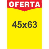 Cartaz Oferta Grande 45x63 Cm Duplex Supermercado 100 Und