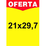 Cartaz Oferta P A4 Sulfite Supermercado 21x30cm - 1.000 Unid