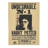 Cartaz Poster Harry Potter Indesejável Nº 1 Kraft 50x35cm
