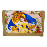 Carteira Infantil Disney Bela E A Fera Princesa Para Criança