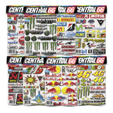 Cartela 156 Adesivos Resinados Xbox 360 One Xperia Sony