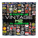 Cartela 97 Adesivos Logos Antigos Stp, Pepsi Cola M2 Clas M2