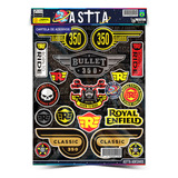 Cartela Adesivos Royal Enfield Meteor Stellar 350 2023 M06