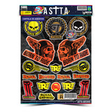 Cartela Adesivos Royal Enfield Meteor Stellar 350 2024 M03