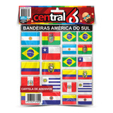 Cartela Bandeiras América Do Sul Shineray Xy 125-14 Esd