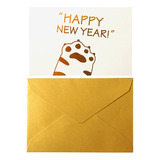 Cartões Comemorativos Do Ano Do Tigre De 2022 Com Envelopes