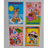 Cartões Postais Colecionáveis Super Mario Bros Nintendo Raro