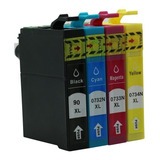 Cartucho Cx5600 Kit 4 Cartuchos Stylus C92 Compatível Novo