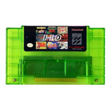 Cartucho Fita 110 Em 1 Para Super Nintendo Multi Jogos Salva