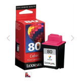 Cartucho Original Lexmark 80 Colorido X125/x83/z82/x63 